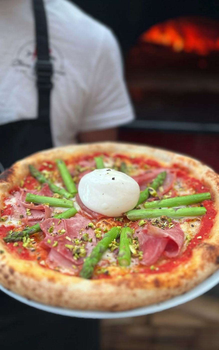 Pizza z burratą